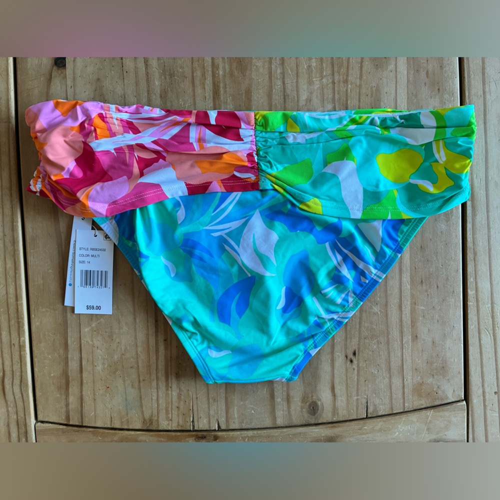 SOLD ELSEWHERE —NWT | Bleu Rod Beattie Bikini Bottom 14